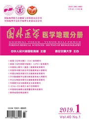 国外医学：医学地理分册